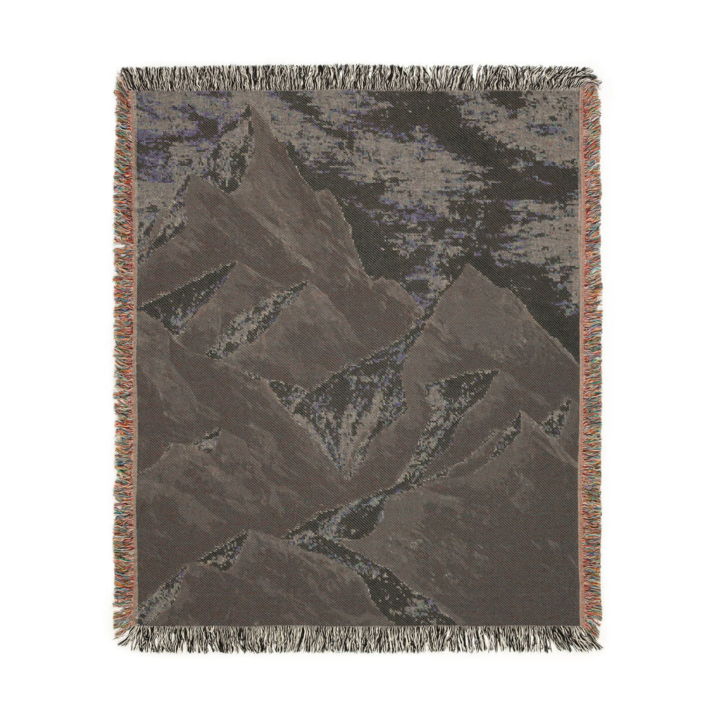 Silent Peaks Woven Blanket