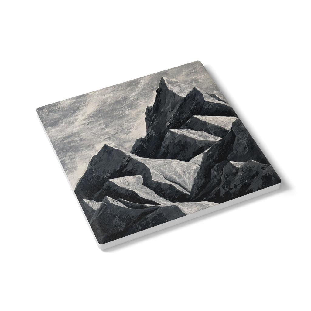 Silent Peaks Ceramic Coaster