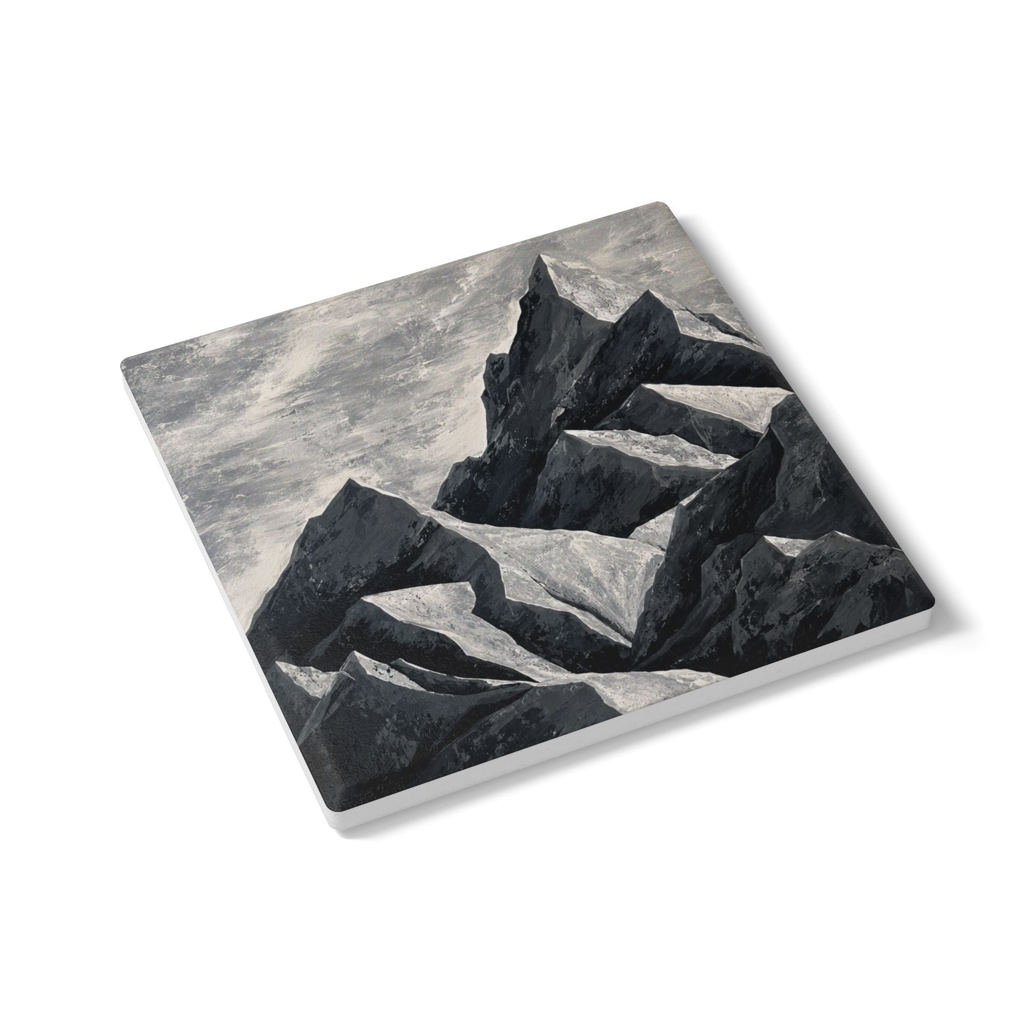 Silent Peaks Ceramic Coaster