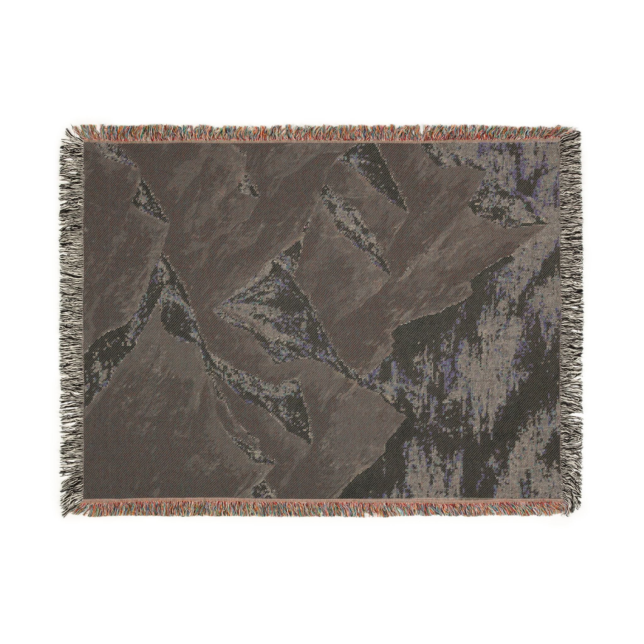 Silent Peaks Woven Blanket