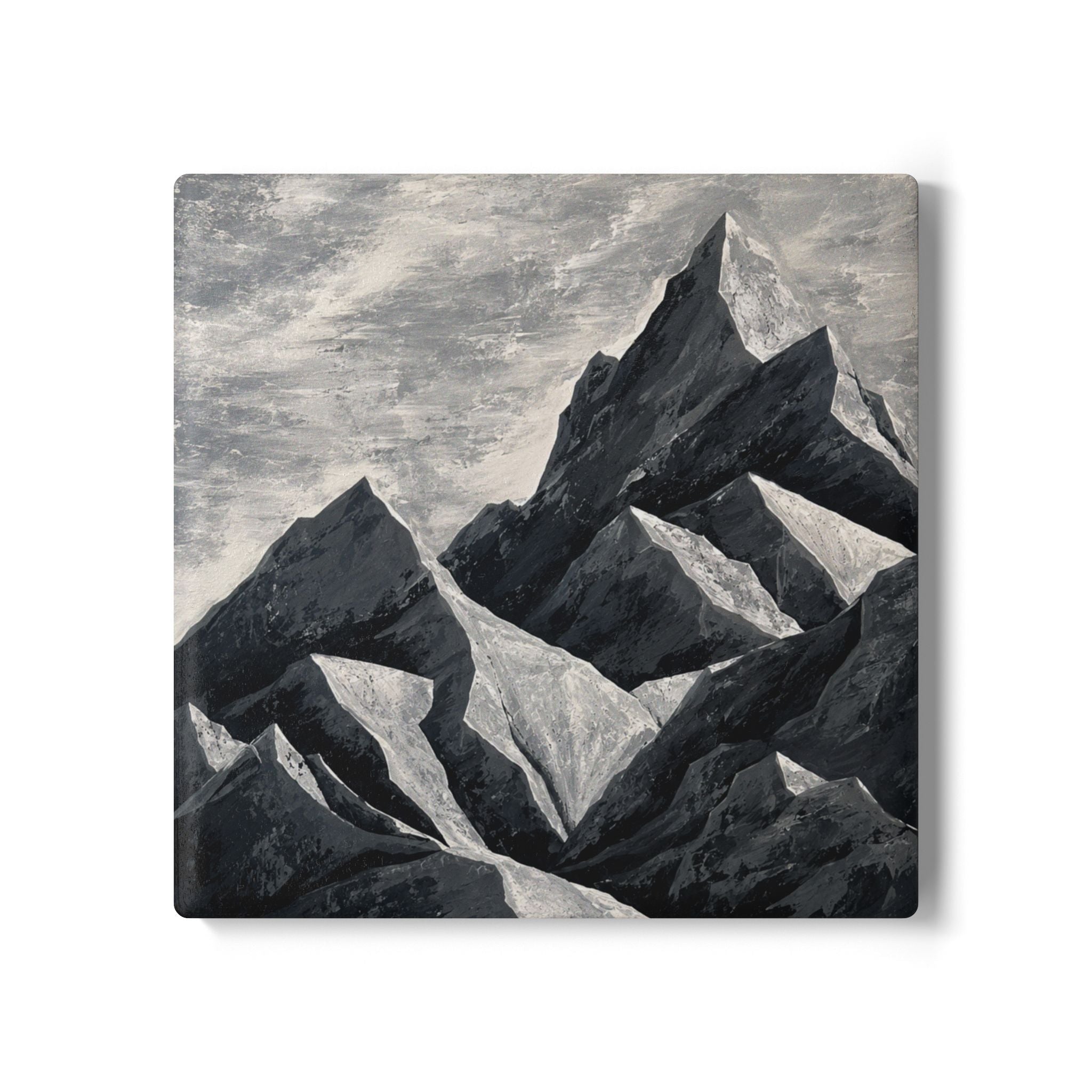 Silent Peaks Ceramic Coaster