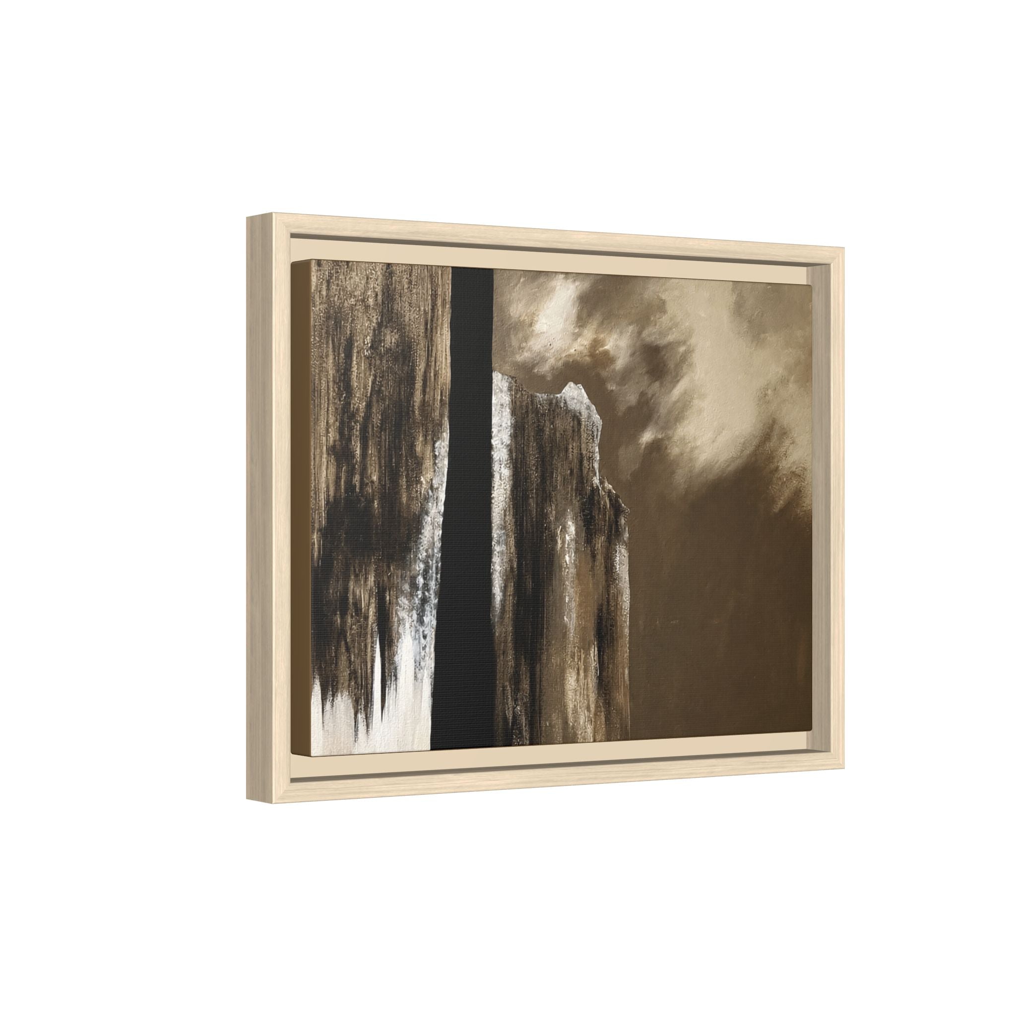 Misty Monolith Framed Canvas