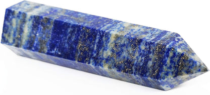 Healing Crystal Wands Point Faceted Prism Bars for Reiki Chakra Meditation Therapy Deco