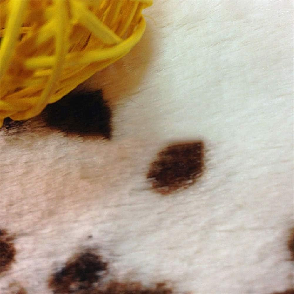 Cut Cow Print Rug 3.6X2.5 Feet Faux Cow Hide Rug Animal Printed Area Rug Nice Carpet for Home Decorating Kids Room 29.5" W X 43.3" L