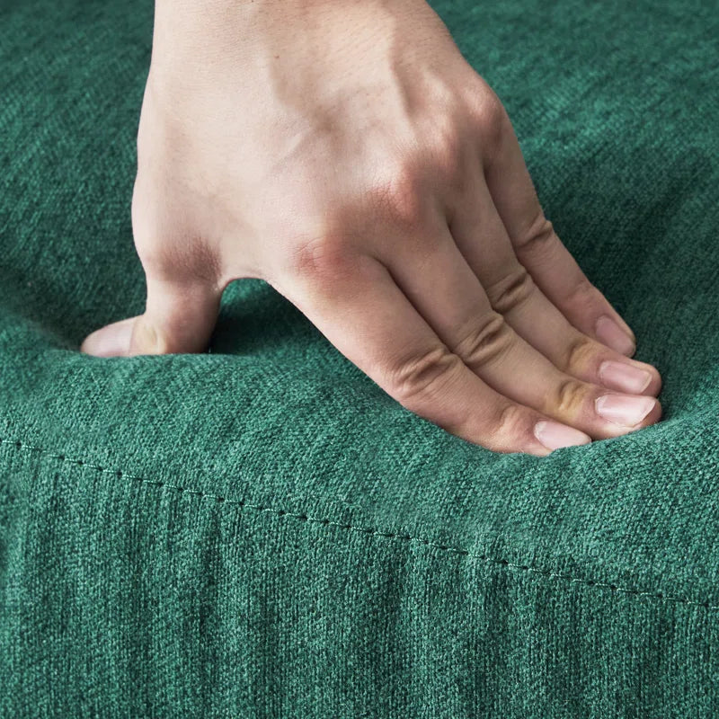 Forno Upholstered Swivel Barrel Chair with Wood Base