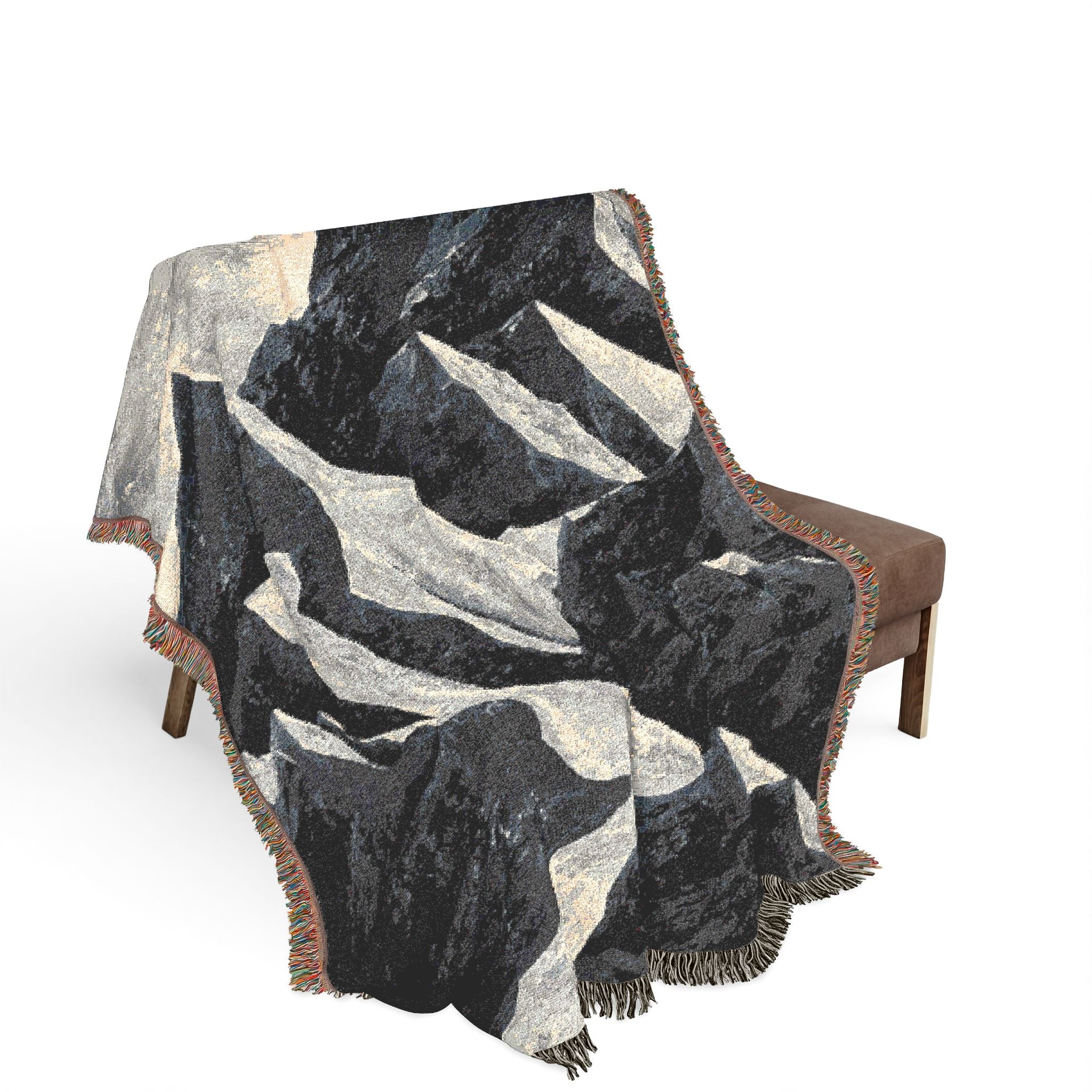 Silent Peaks Woven Blanket
