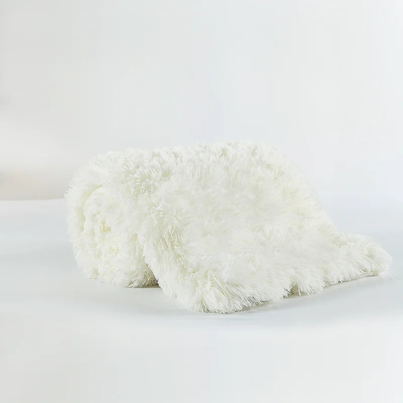 Super Soft Fuzzy Fluffy Sherpa Faux Fur Throw
