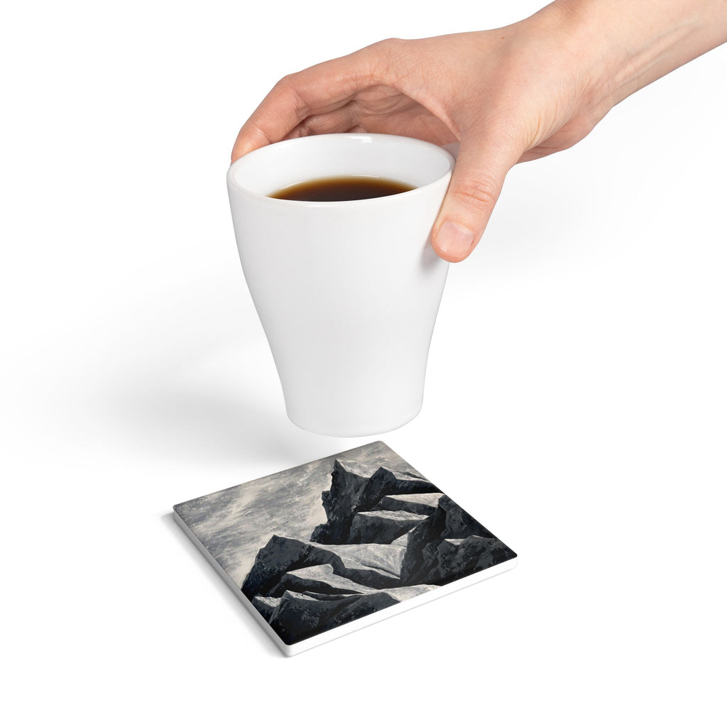 Silent Peaks Ceramic Coaster