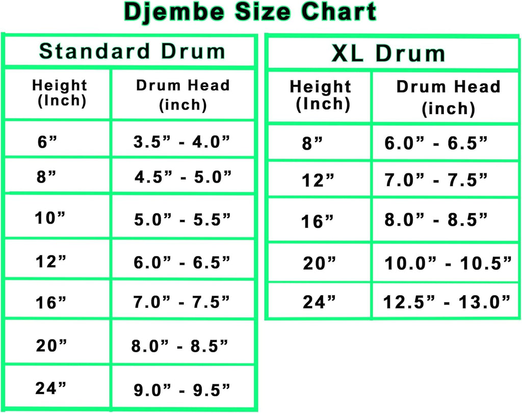 Djembe Drum Carved Bongo African Inspired Music Also a Unique Gifting Idea. Carver Abstract Elephant Giraffe Turtle. (24 Inch, Elephant)