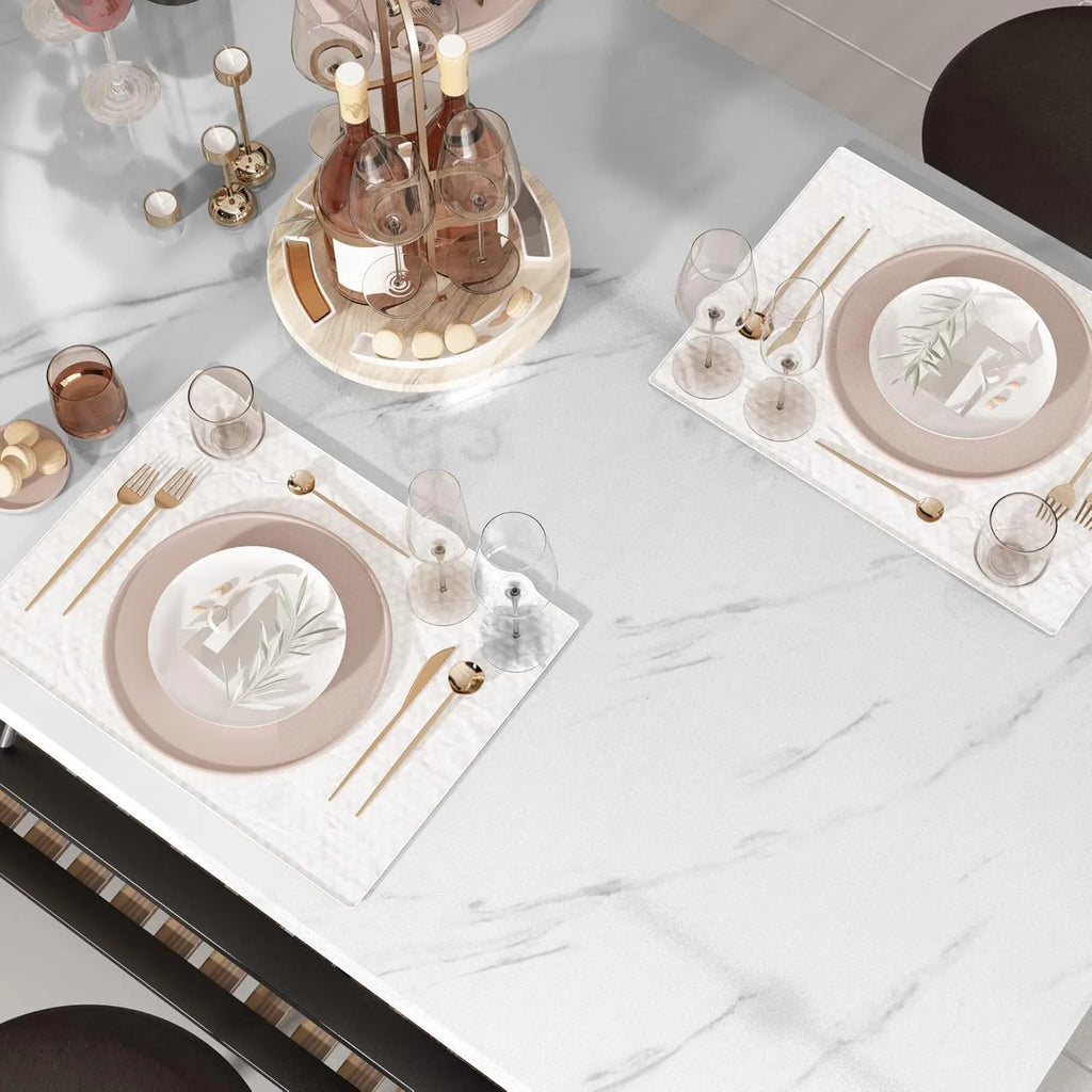 Kitchen Island with Seating, Wooden Counter 33"Height Table with Storage Kitchen Table Set for 2