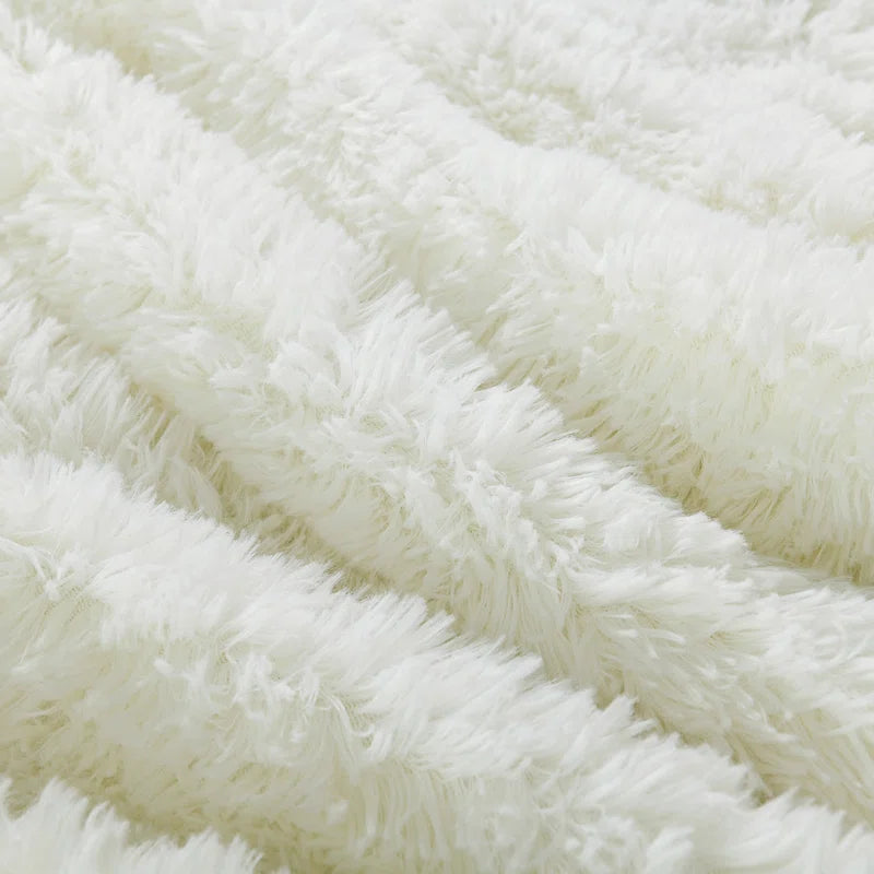 Super Soft Fuzzy Fluffy Sherpa Faux Fur Throw