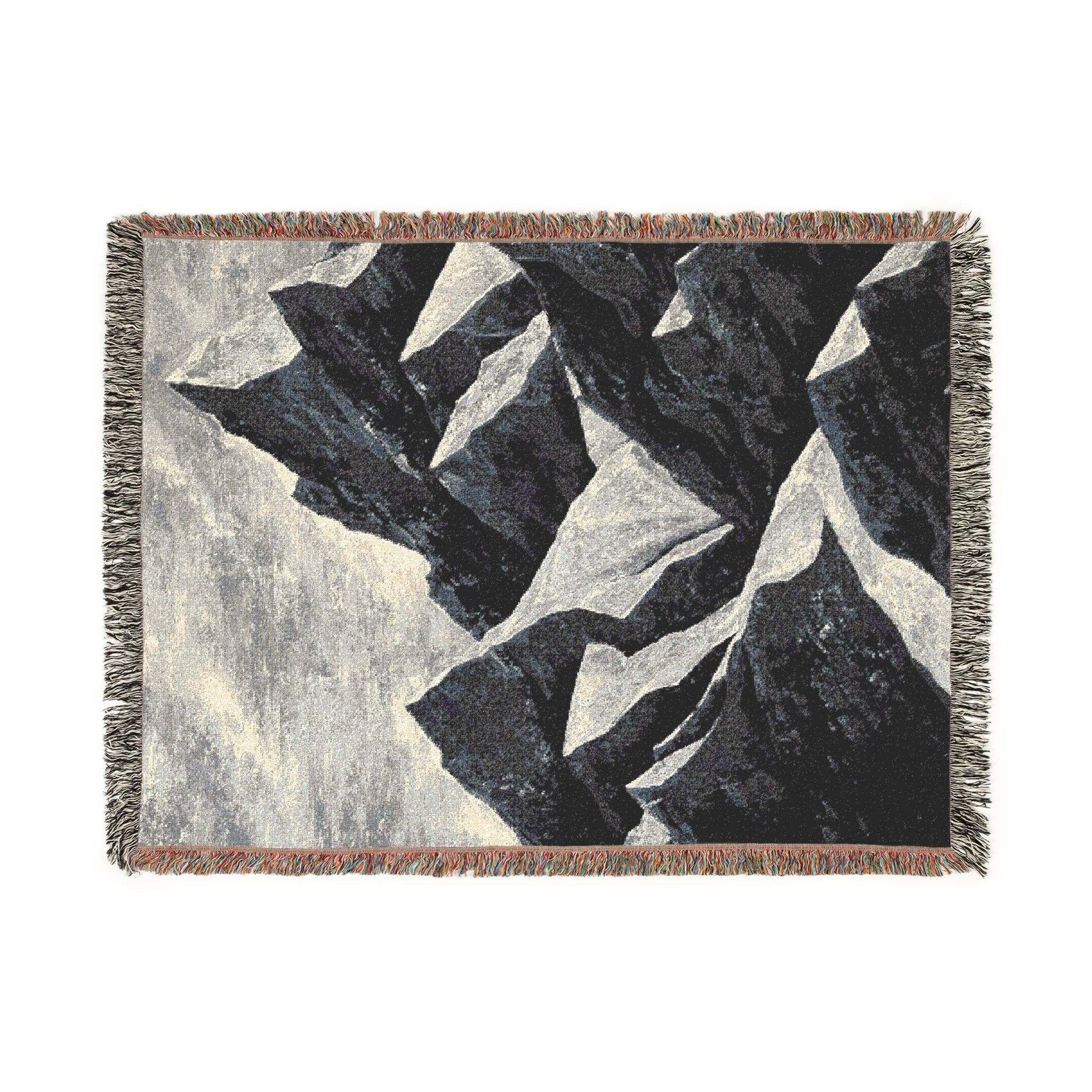 Silent Peaks Woven Blanket