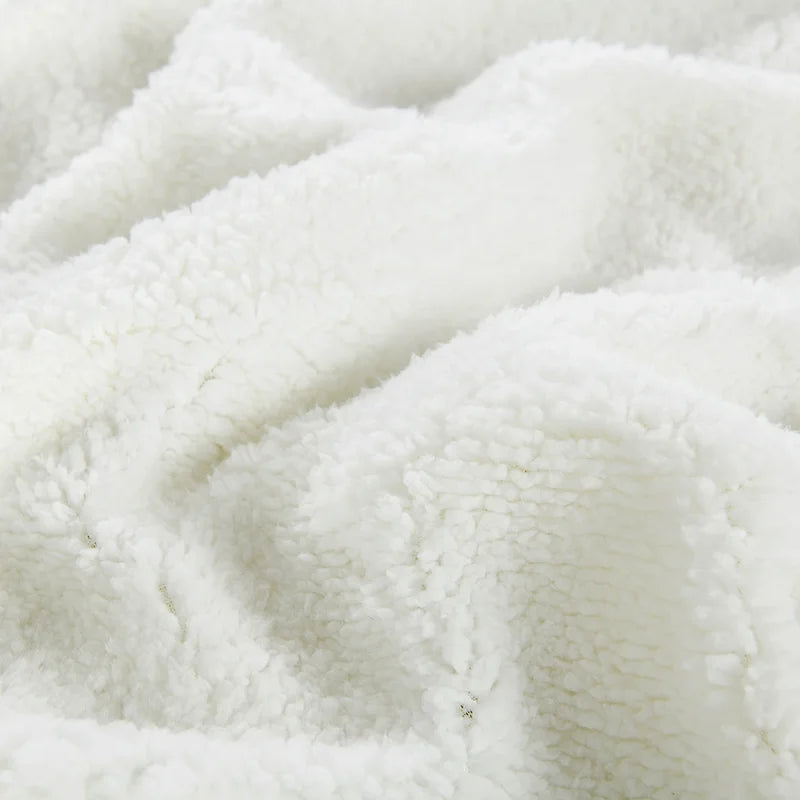 Super Soft Fuzzy Fluffy Sherpa Faux Fur Throw