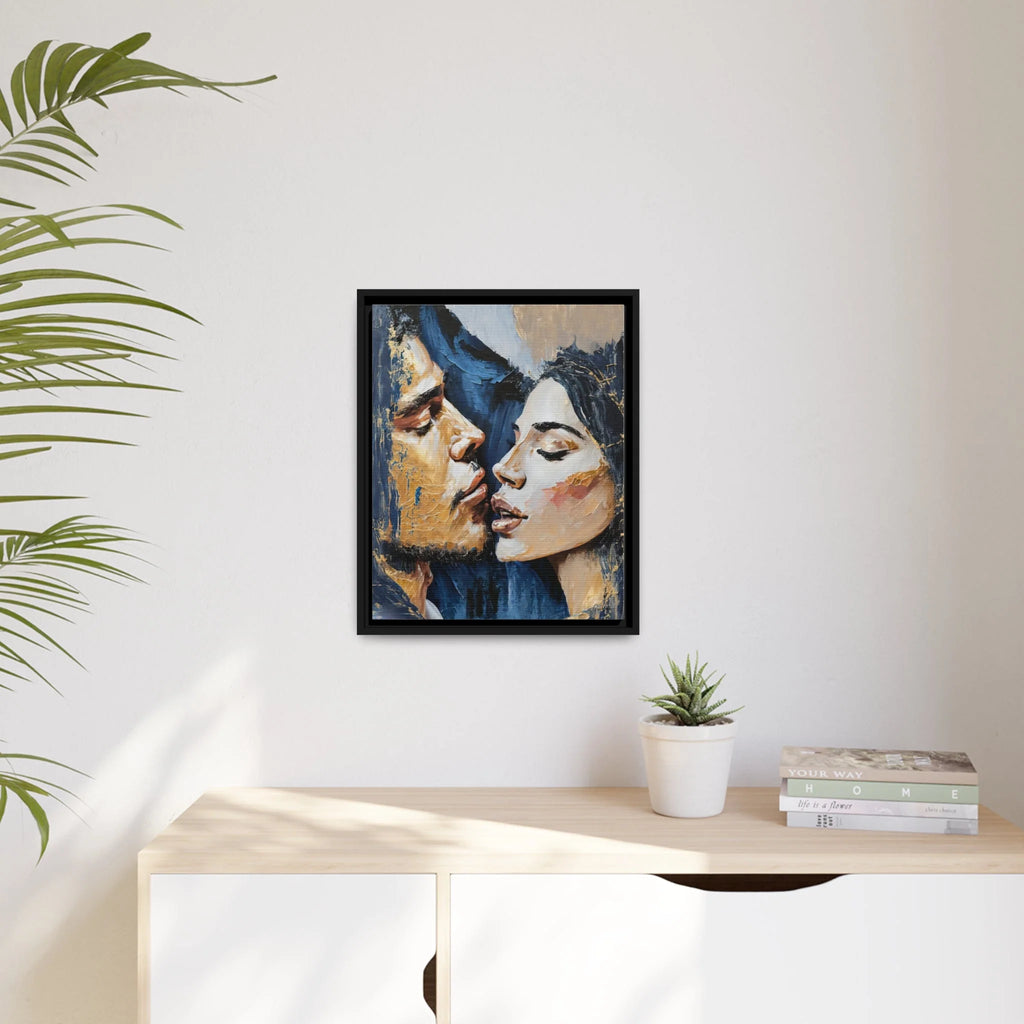 Couple Portrait Canvas Wall Art SEDUCTION by Queennoble
