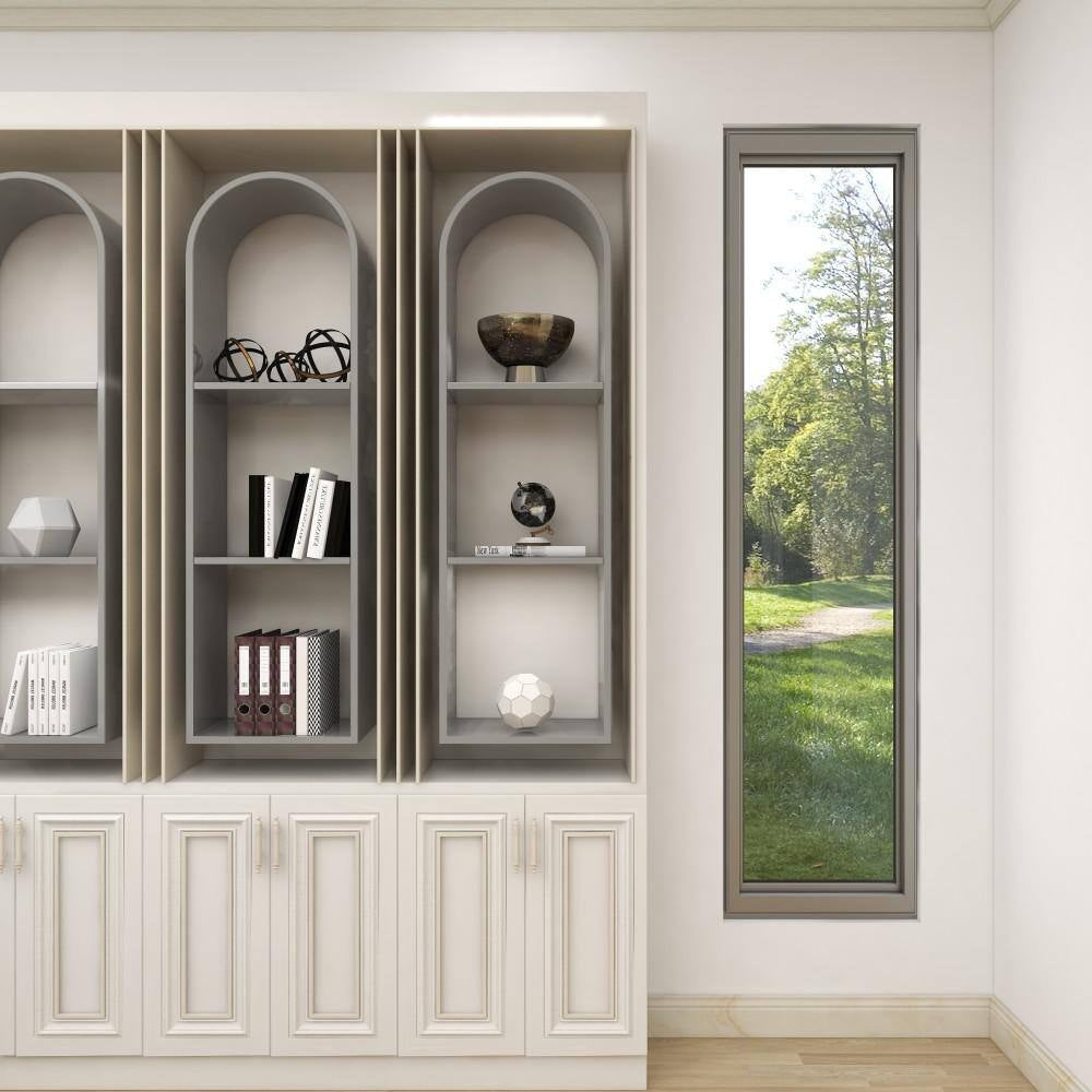 7 In. Black Plastic Decorative Globe with Marble Base