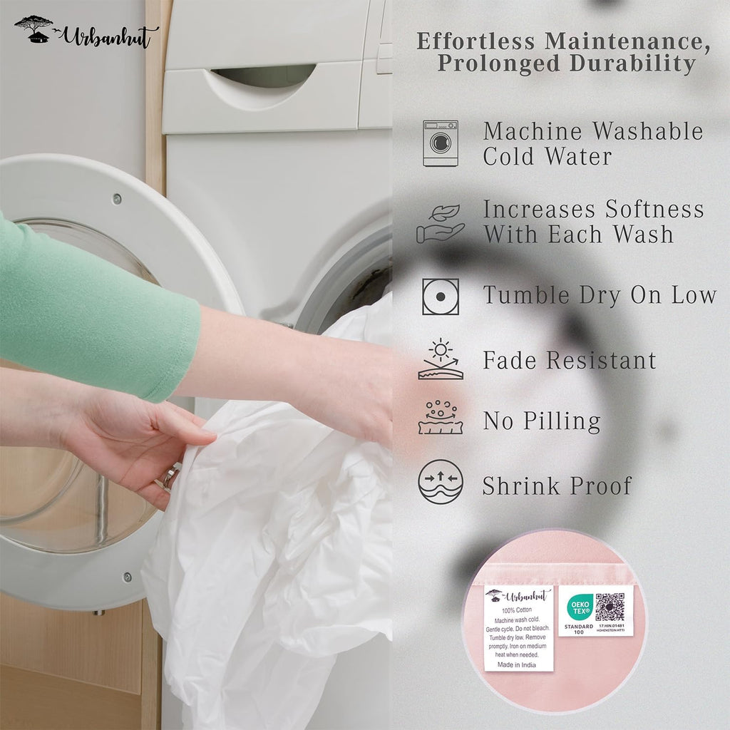 700 Thread Count Queen Size Egyptian Cotton Sheets, 4Pc Sheet Set Soft Luxury Bed Sheets for Queen Size Bed, Sateen Weave Hotel Sheets, 16'' Elasticized Deep Pocket - Blush Pink