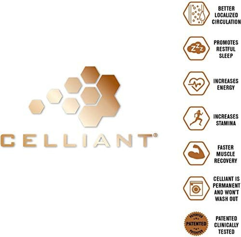 Celliant Performance Bed Sheets, Luxury Style, Soft, Breathable, Cool, Wrinkle & Fade Resistant, Promotes Better Sleep (Chalk, Queen 12” Pocket Depth)