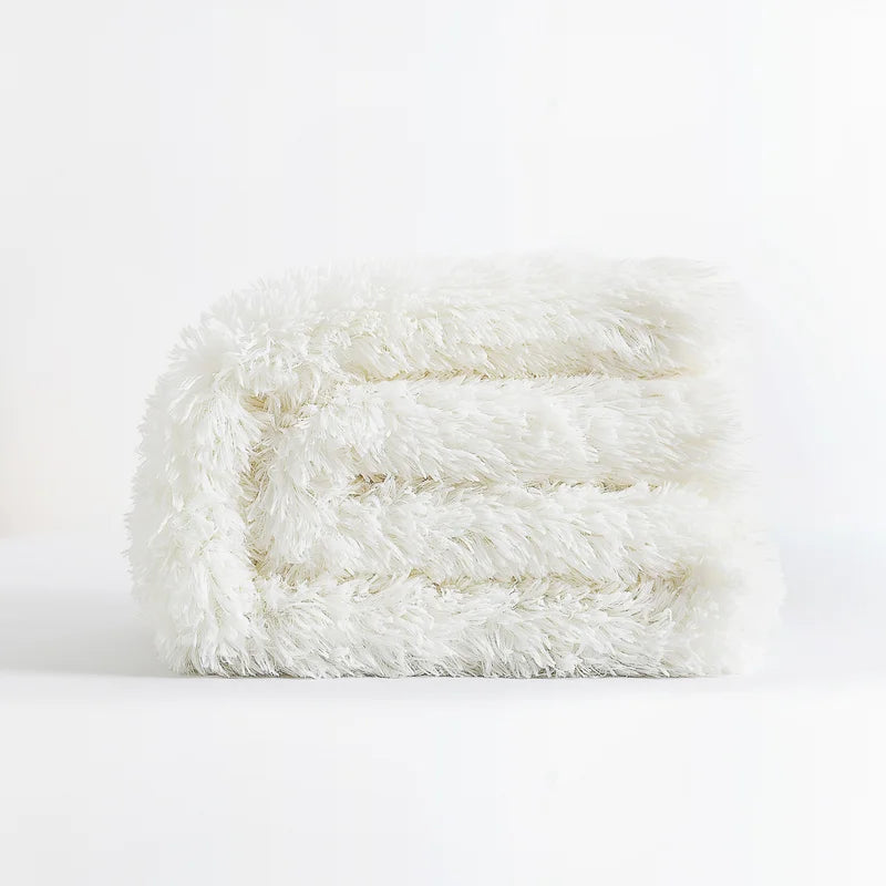 Super Soft Fuzzy Fluffy Sherpa Faux Fur Throw