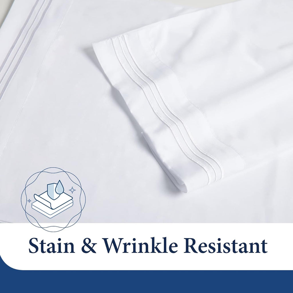 Everyday 1500 Series Bed Sheet Set - Ultra Soft & Cool Hotel Bedding - Deep Pocket - Wrinkle, Stain and Fade Resistant - 3 Piece Set (Twin, Burnt Orange)