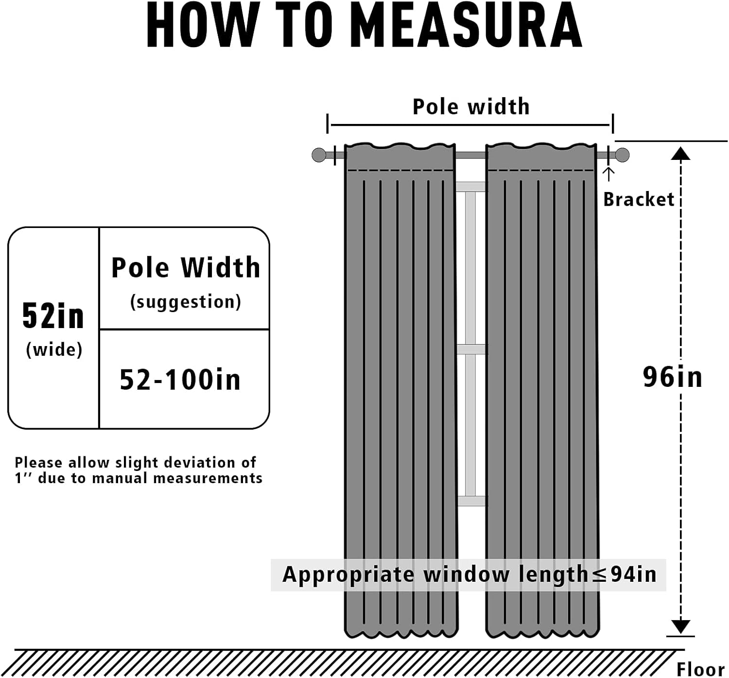 Curtains Thermal 100% Blackout Velvet Curtain 52X96Inches.Three Layers of Fabric Set of 2Panels Window Curtains?Black