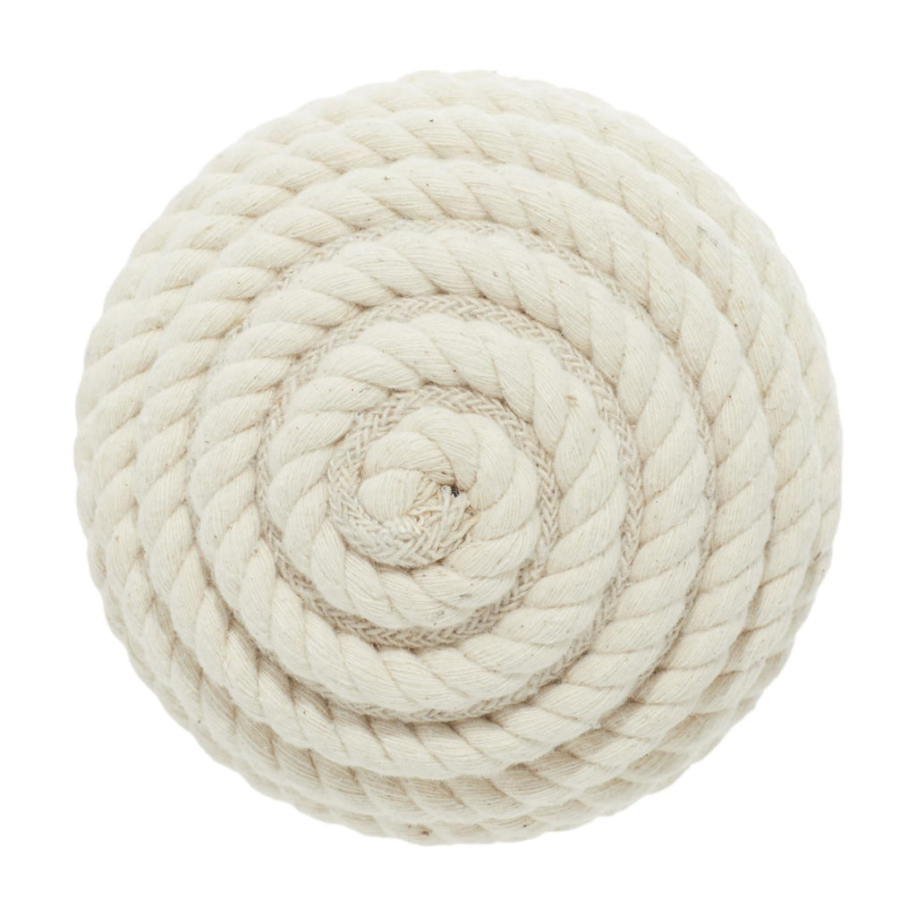 Brown 4" Handmade Decorative Ball Jute Rope Orbs & Vase Filler with Varying Designs (4 Count)